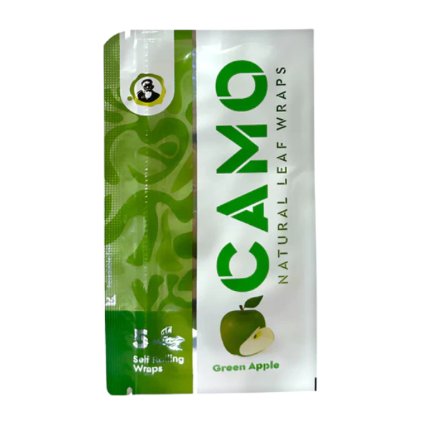 CAMO Natural Leaf Wrap 5pk / Green Apple